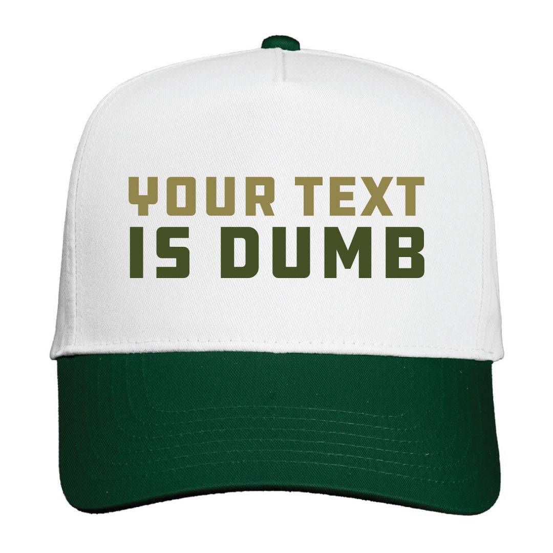 Two Tone 5 Panel Snapback