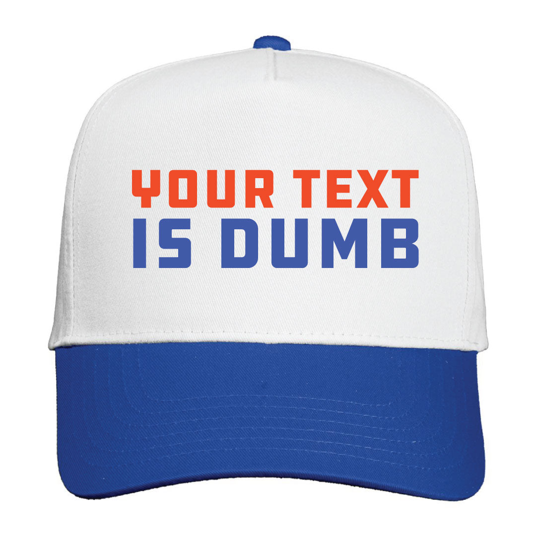 Two Tone 5 Panel Snapback
